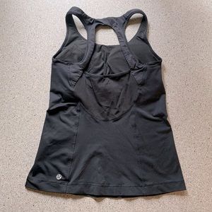Lululemon Athletica Black Workout Top Size 6